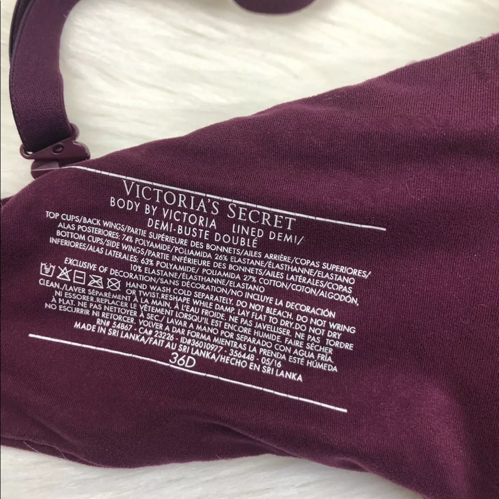 Victoria's Secret Body By Victoria Lined Demi Bra - Picture 5 of 5